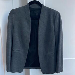 J. Crew Going-out Blazer in Stretch Twill Heather Dove Size 4
